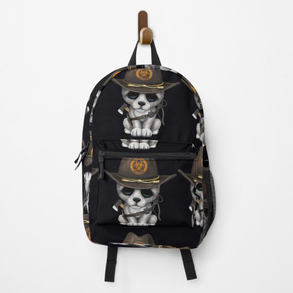 Item preview, Cute Wolf Cub Zombie Hunter designed and sold by dvcpugzxuh4.