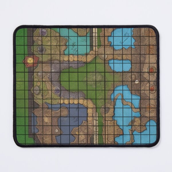 Item preview, Dungeon Master Custom Battle Map Mat designed and sold by Yellowriversss.