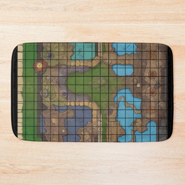 Item preview, Dungeon Master Custom Battle Map Mat designed and sold by Yellowriversss.