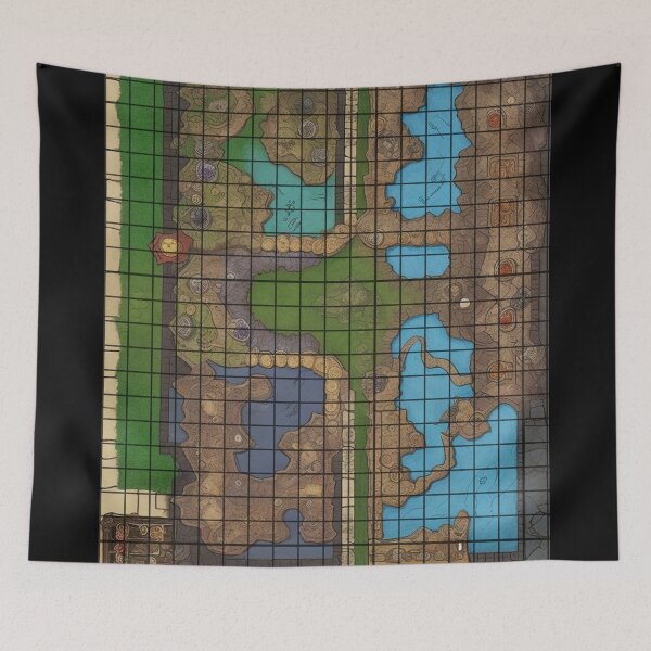 Item preview, Dungeon Master Custom Battle Map Mat designed and sold by Yellowriversss.