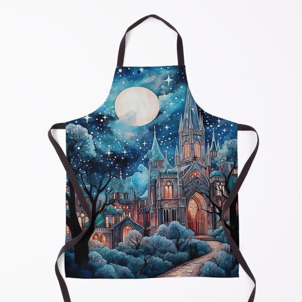 Item preview, The castle and the artistic night sky designed and sold by ghiomarn22.