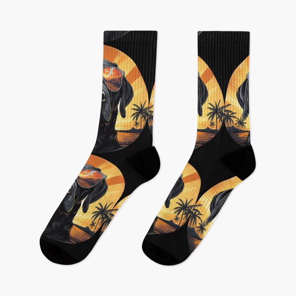 Item preview, Cool Black Labrador Retriever Wearing Sunglasses at sunset looking at YOU, Dog! designed and sold by Vicki Noble Art.