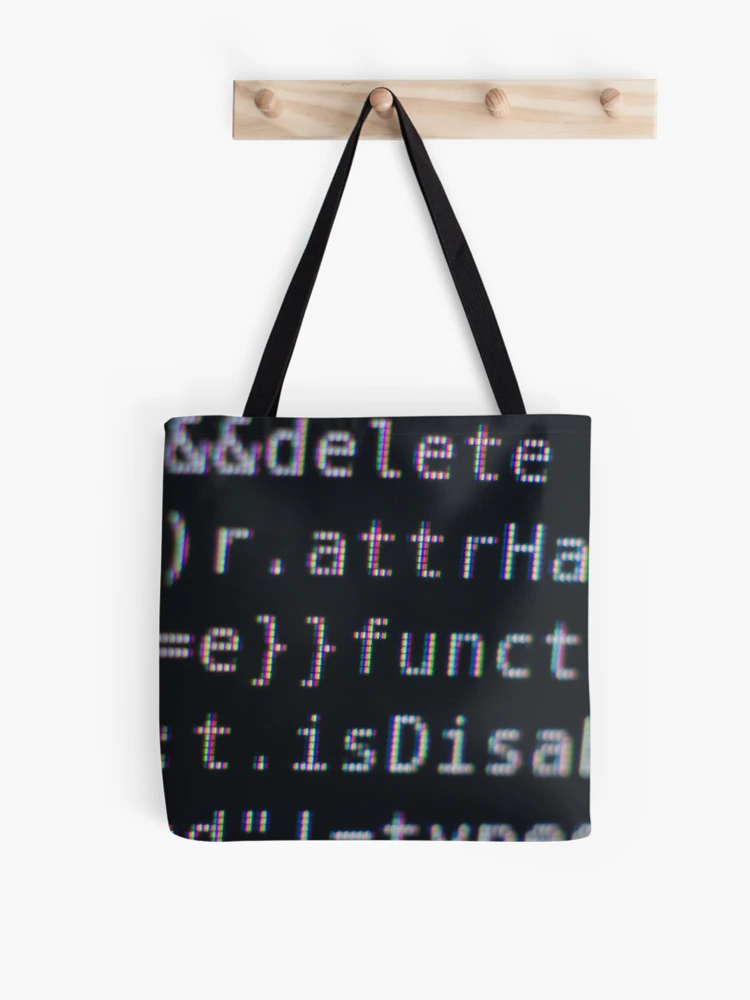 Thumbnail 1 of 2, Tote Bag, Program Code on Screen designed and sold by Inimma.