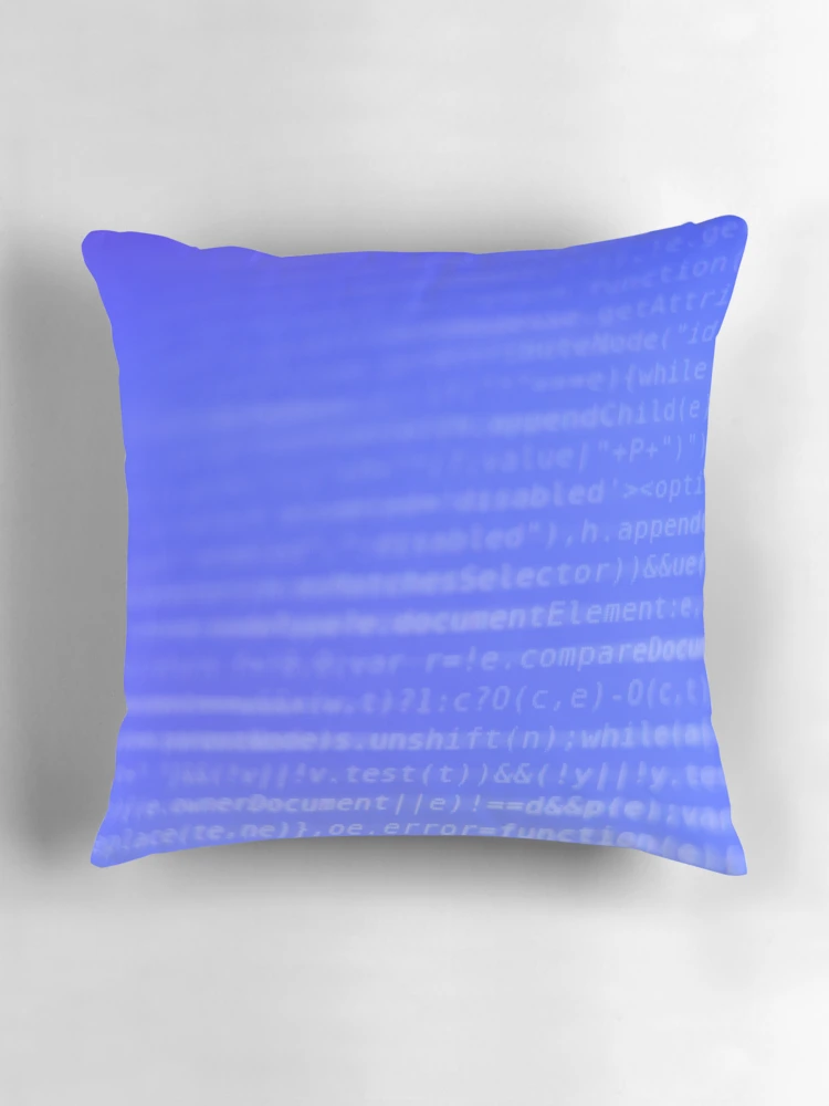 Thumbnail 3 of 4, Pillow, Program Code on Screen designed and sold by Inimma.