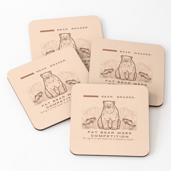 Item preview, Bear grazer, fat bear week competition designed and sold by Grphc-Resourses.