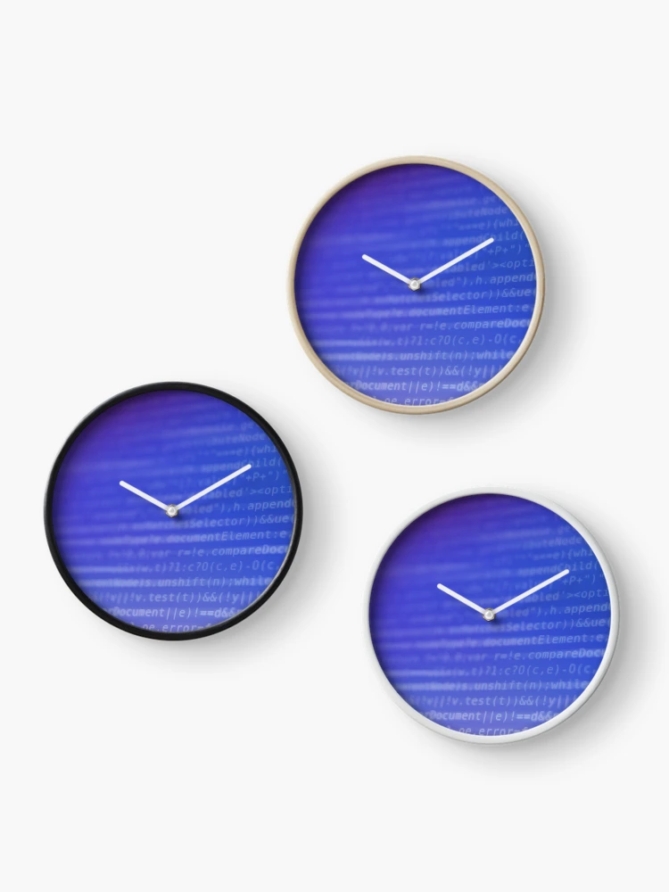 Thumbnail 3 of 4, Clock, Program Code on Screen designed and sold by Inimma.
