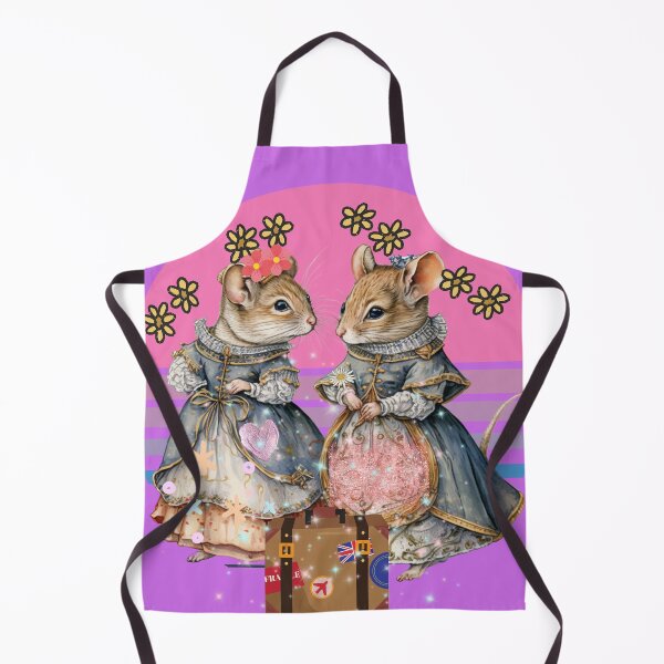 Item preview, Little mice with dress. designed and sold by Mati Robledo.