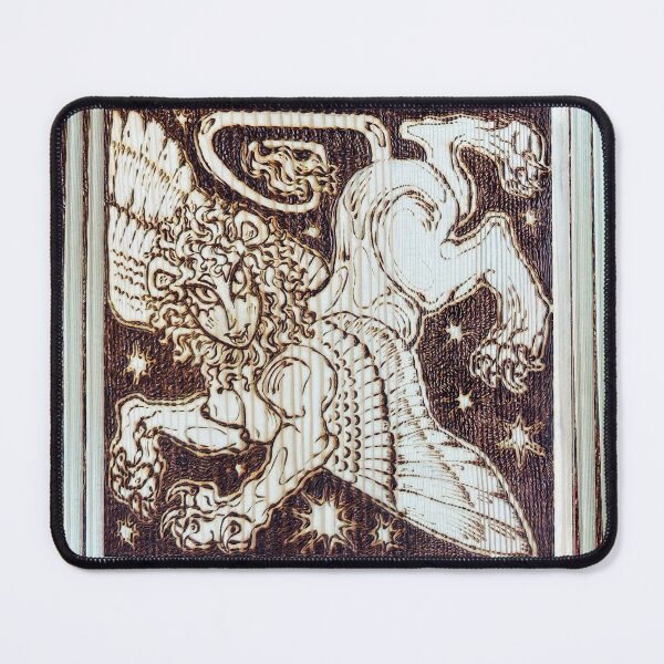Item preview, Sphinx Woodburning Illustration designed and sold by rubeghast.