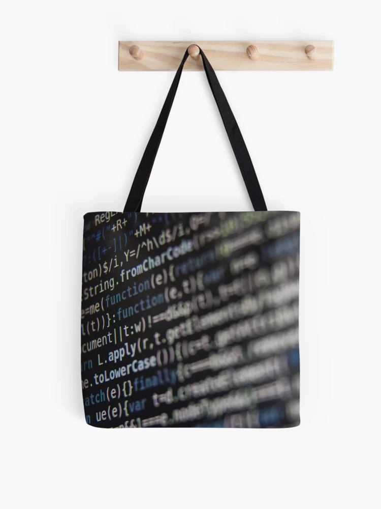 Thumbnail 1 of 2, Tote Bag, Program Code on Screen designed and sold by Inimma.