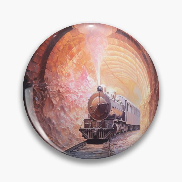 Item preview, The Mysterious Pink Path of the Train designed and sold by boggshopz.