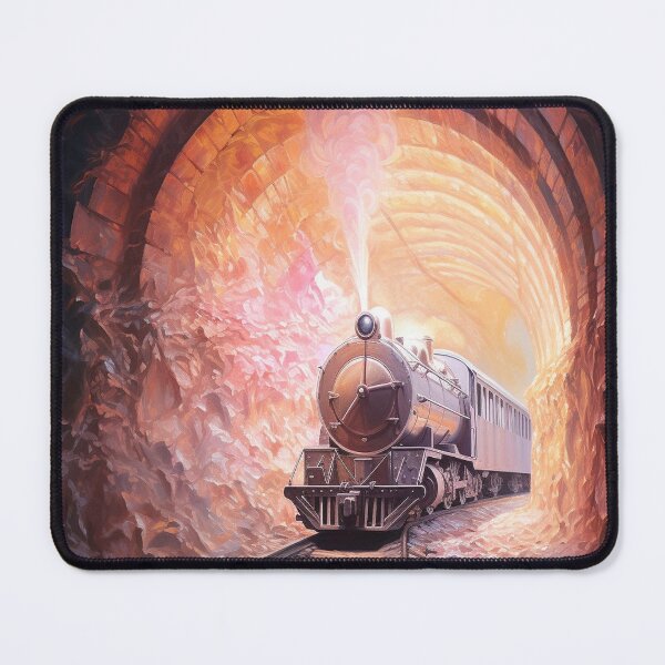 Item preview, The Mysterious Pink Path of the Train designed and sold by boggshopz.