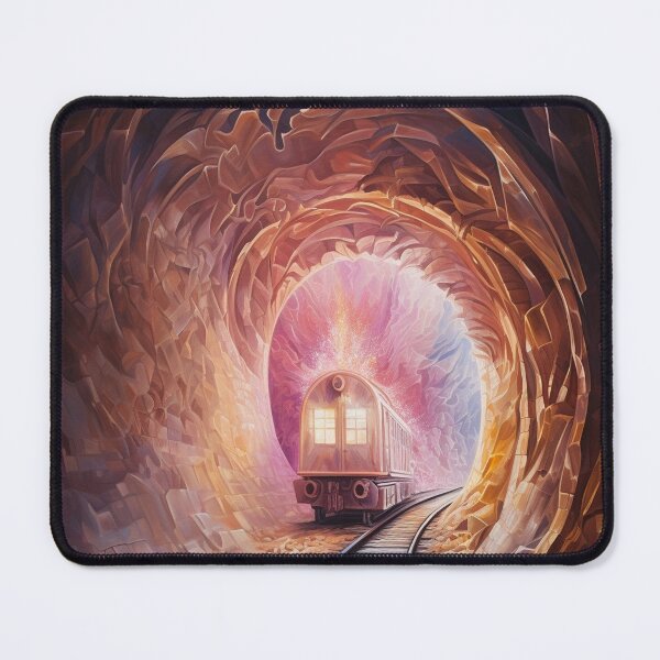 Item preview, A Railroad Adventure in a Pink Tunnel designed and sold by boggshopz.