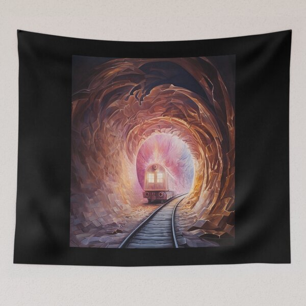Item preview, A Railroad Adventure in a Pink Tunnel designed and sold by boggshopz.