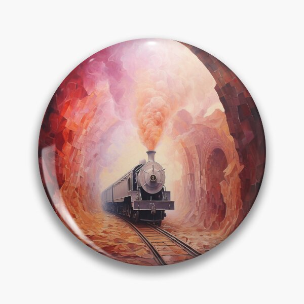 Item preview, The Pink Railroad Passage Beyond the Dark designed and sold by boggshopz.
