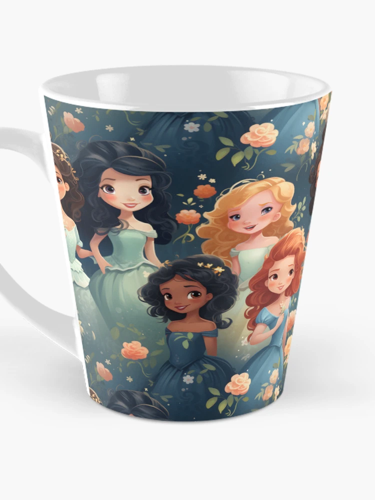 Thumbnail 3 of 4, Coffee Mug, Princesses Pattern 5 designed and sold by DigitalPatternx.