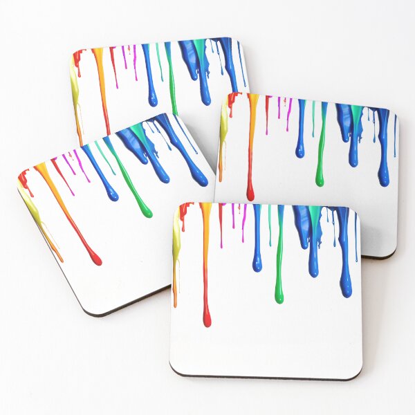 Item preview, colored paint dripping, designed and sold by Colada ....