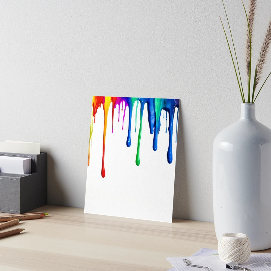 Pastel Paint Drips Graphic by Wow Art · Creative Fabrica