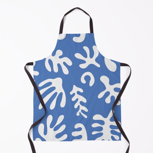 Item preview,  Abstract Organic Shapes Seamless Blue Pattern designed and sold by minkymoodesigns.