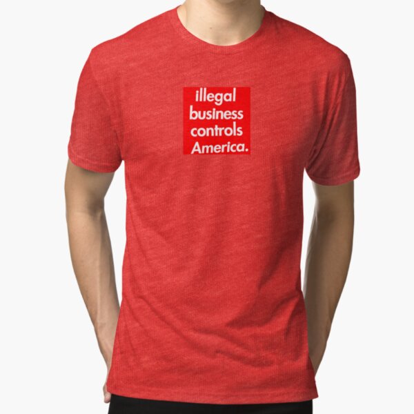 supreme illegal business tee