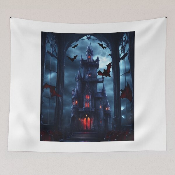 Item preview, Bat-Infused Majesty: Dracula's Enchanted Castle designed and sold by irosh madushan.