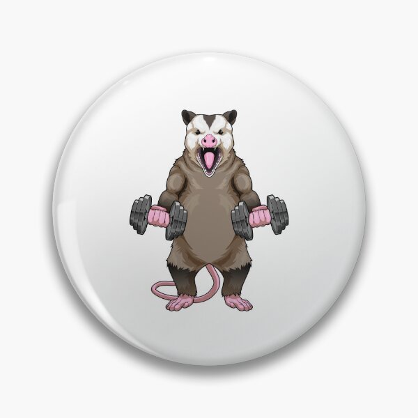 Item preview, Opossum Bodybuilder Dumbbells Bodybuilding designed and sold by Snabdesign84.