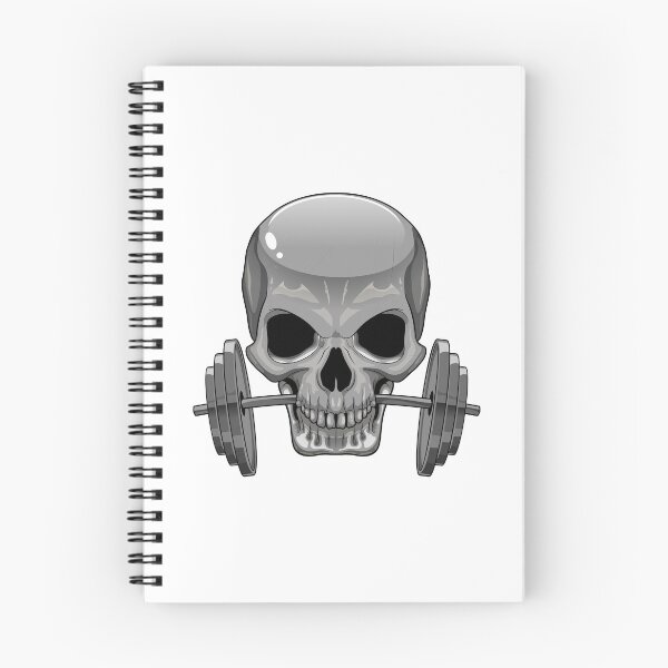 Item preview, Skull Bodybuilder Barbell Bodybuilding designed and sold by Snabdesign84.