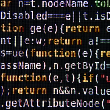 Artwork thumbnail, Program Code on Screen by Inimma