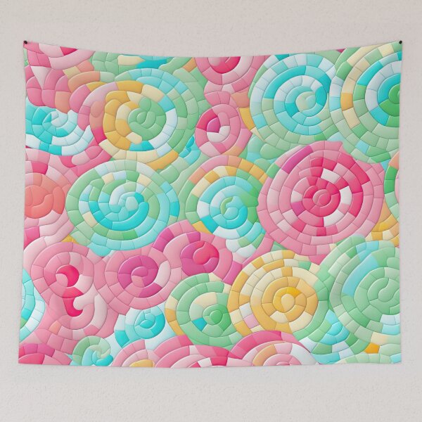 Item preview, Kawaii cute colorful candy pattern designed and sold by AeonAcademy.