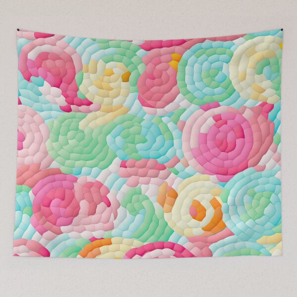 Item preview, Kawaii cute colorful candy pattern designed and sold by AeonAcademy.