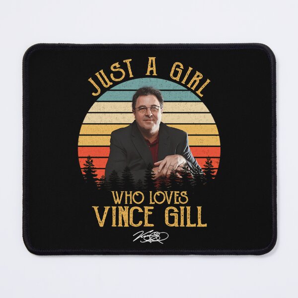 Item preview, Just A Girl Who Loves Vince Gill designed and sold by ArchiePeaArt.