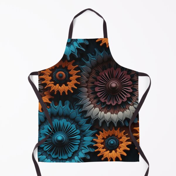 Item preview, Floral Pattern In The Form of Cogs and Wheels designed and sold by MapleTArts.