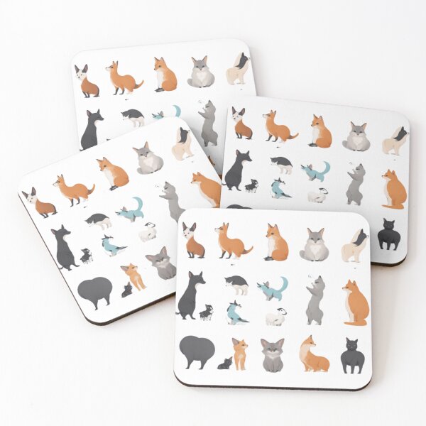 Item preview, Elegant Animal Icons designed and sold by positivVibesArt.