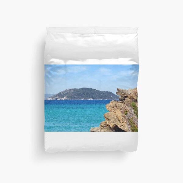 Item preview, seascape with rocks and island designed and sold by goceris.