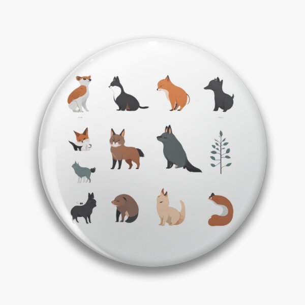 Item preview, Elegant Animal Icons - II designed and sold by positivVibesArt.