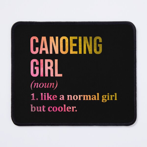 Item preview, Canoeing Girl Definition in Watercolor designed and sold by XCIV.