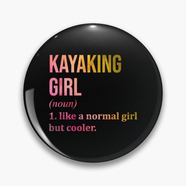 Item preview, Kayaking Girl Definition in Watercolor designed and sold by XCIV.