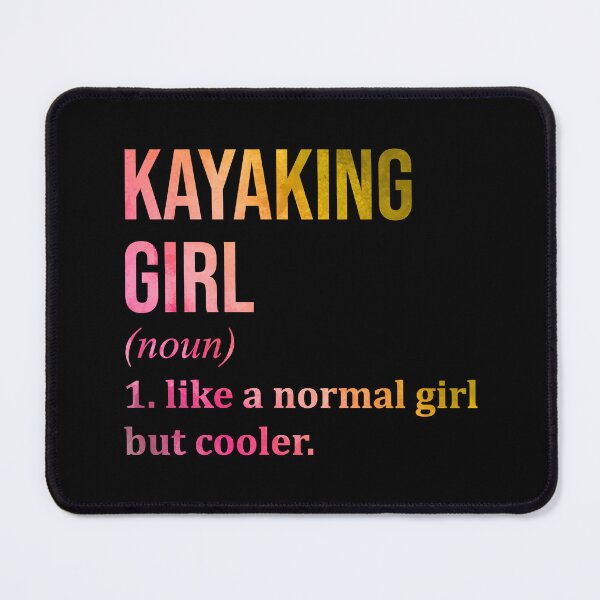 Item preview, Kayaking Girl Definition in Watercolor designed and sold by XCIV.