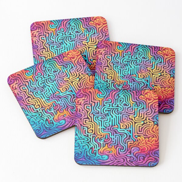 Item preview, Psychedelic Labyrinth Pattern designed and sold by Myra365Art.