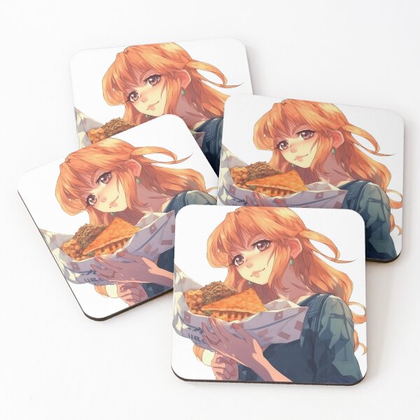 Item preview, Red Hair Chef with take out Food designed and sold by PCGDrawing.