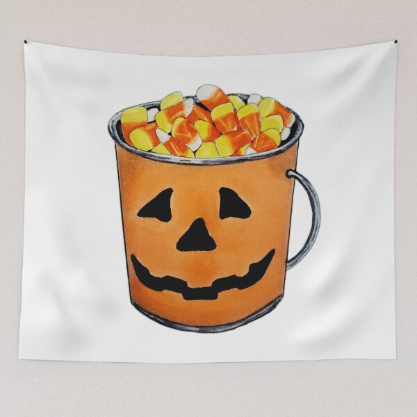 Item preview, Jack O' Lantern Candy Corn Bucket designed and sold by KayleeRoseArt.