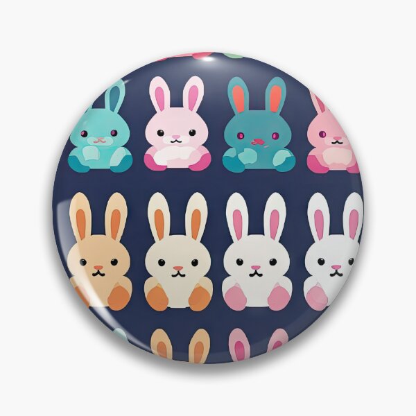 Item preview, Kawaii cute bunny rabbit pattern designed and sold by AeonAcademy.