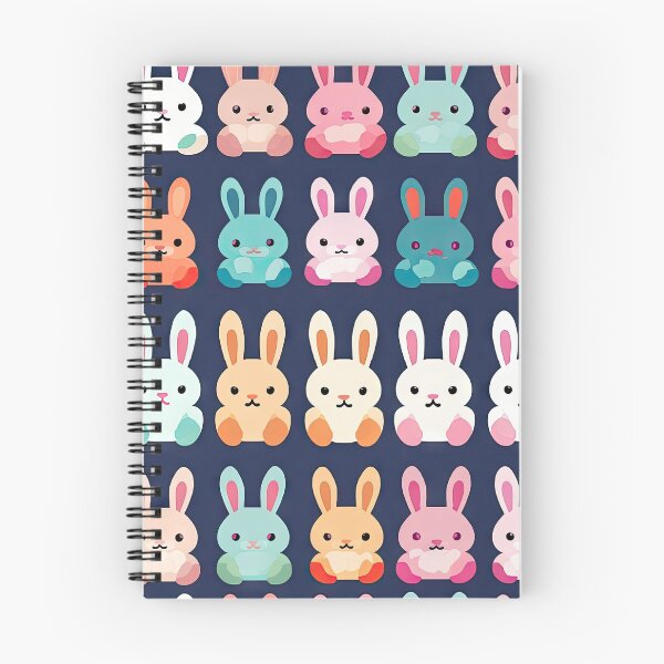 Item preview, Kawaii cute bunny rabbit pattern designed and sold by AeonAcademy.