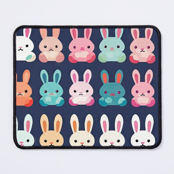 Item preview, Kawaii cute bunny rabbit pattern designed and sold by AeonAcademy.