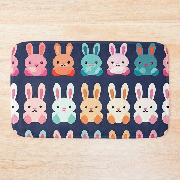 Item preview, Kawaii cute bunny rabbit pattern designed and sold by AeonAcademy.