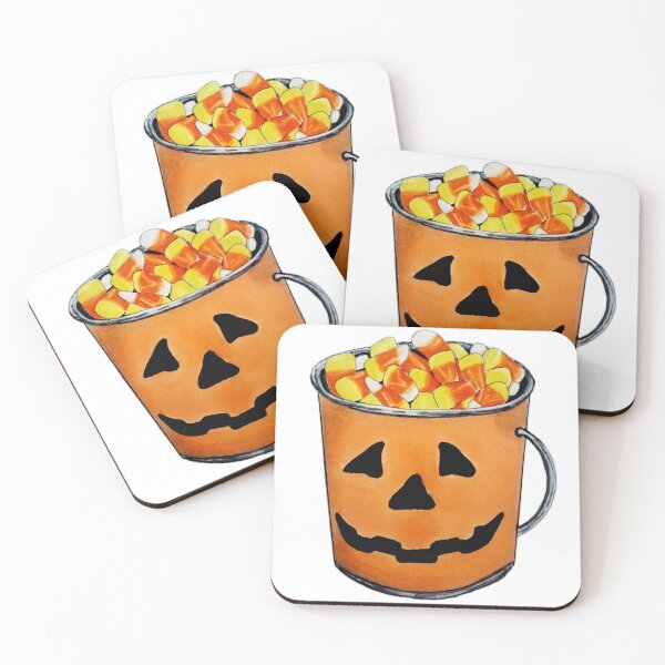 Item preview, Jack O' Lantern Candy Corn Bucket designed and sold by KayleeRoseArt.