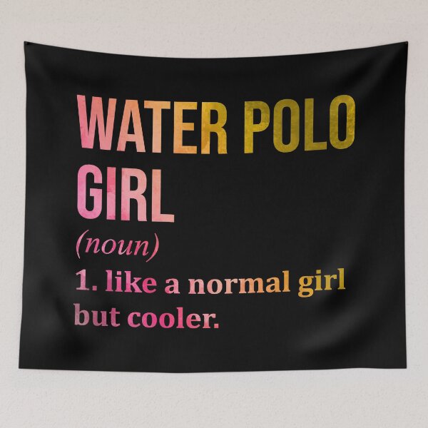Item preview, Water Polo Girl Definition in Watercolor designed and sold by XCIV.