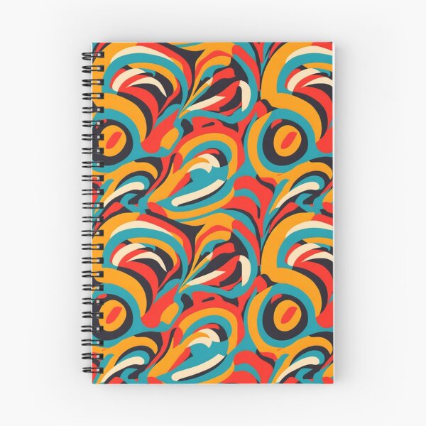 Item preview, Abstract Retro Multi-Color Pattern designed and sold by SynthiPrint.