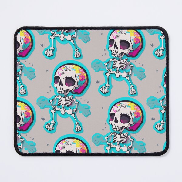 Item preview, Ghostly Embrace - Skeleton and its Ethereal Echo designed and sold by ArtShedUK.