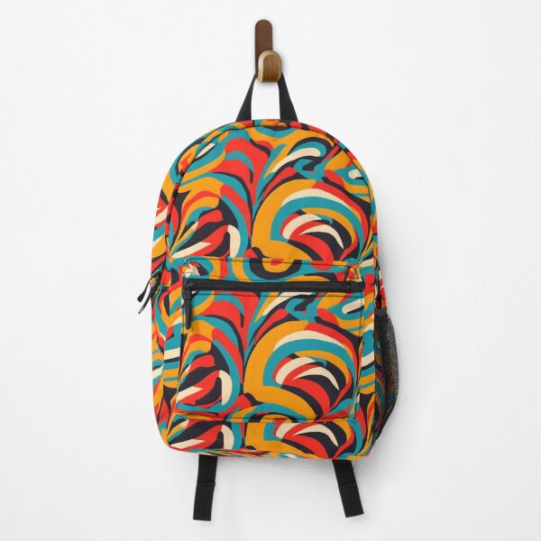 Item preview, Abstract Retro Multi-Color Pattern designed and sold by SynthiPrint.