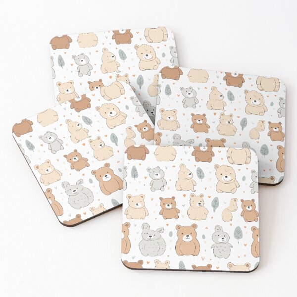 Item preview, cute bear seamless designed and sold by NatthyDesign.